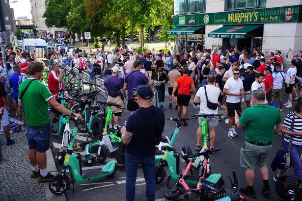 England fans at Murphys Irish Pub